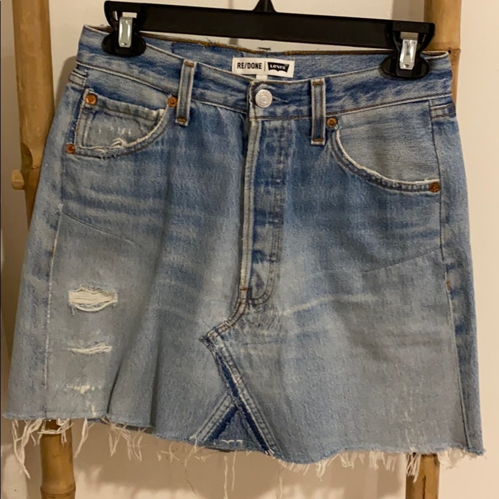 Levi’s Re/Done Jean Skirt